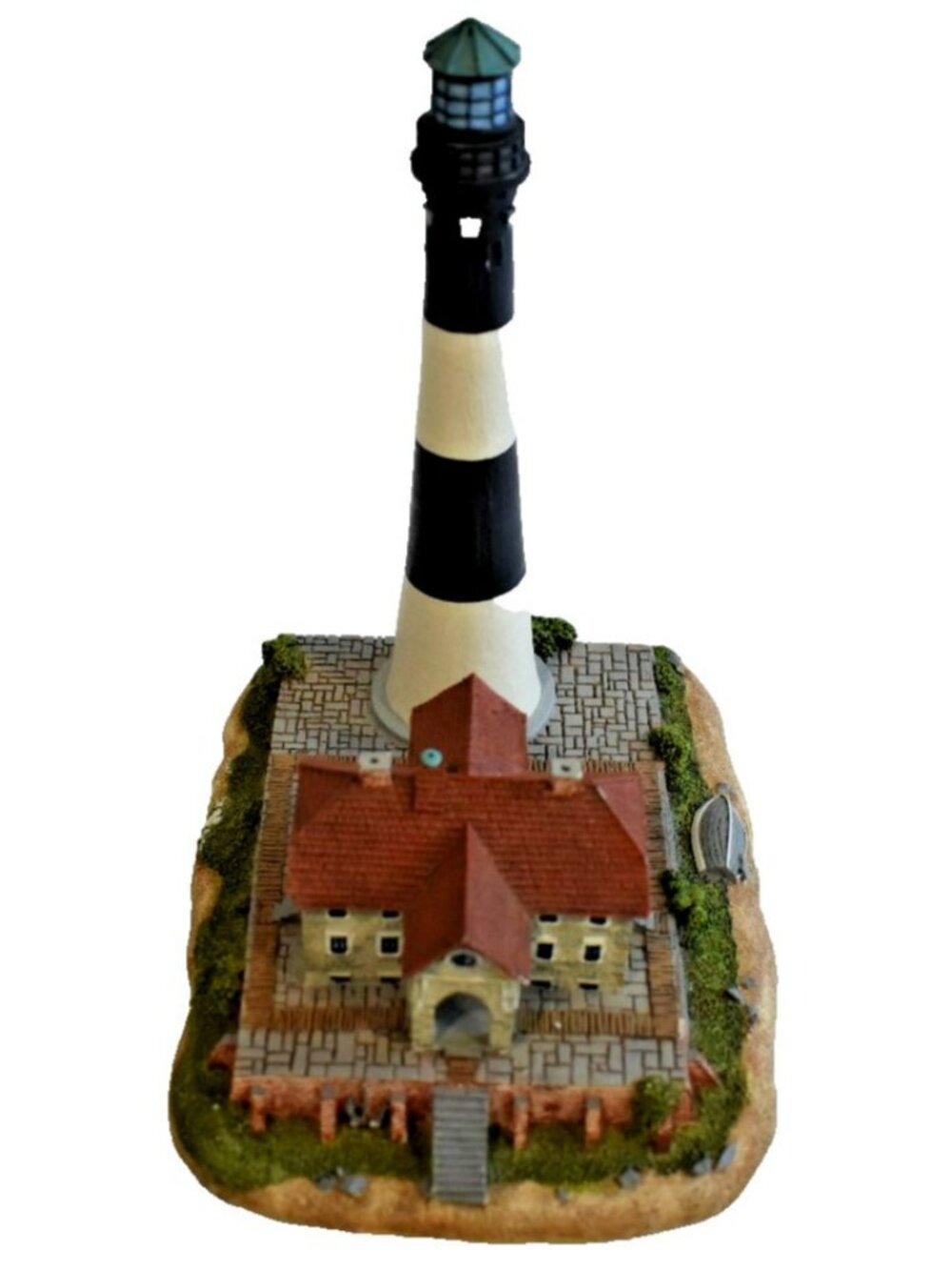 Danbury Mint Fire Island Long Island NY lighthouse figurine 6.5" x 7.25"